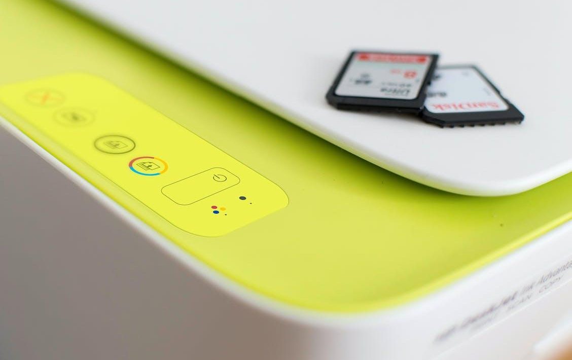 Black Sd Card Adapter on White Device