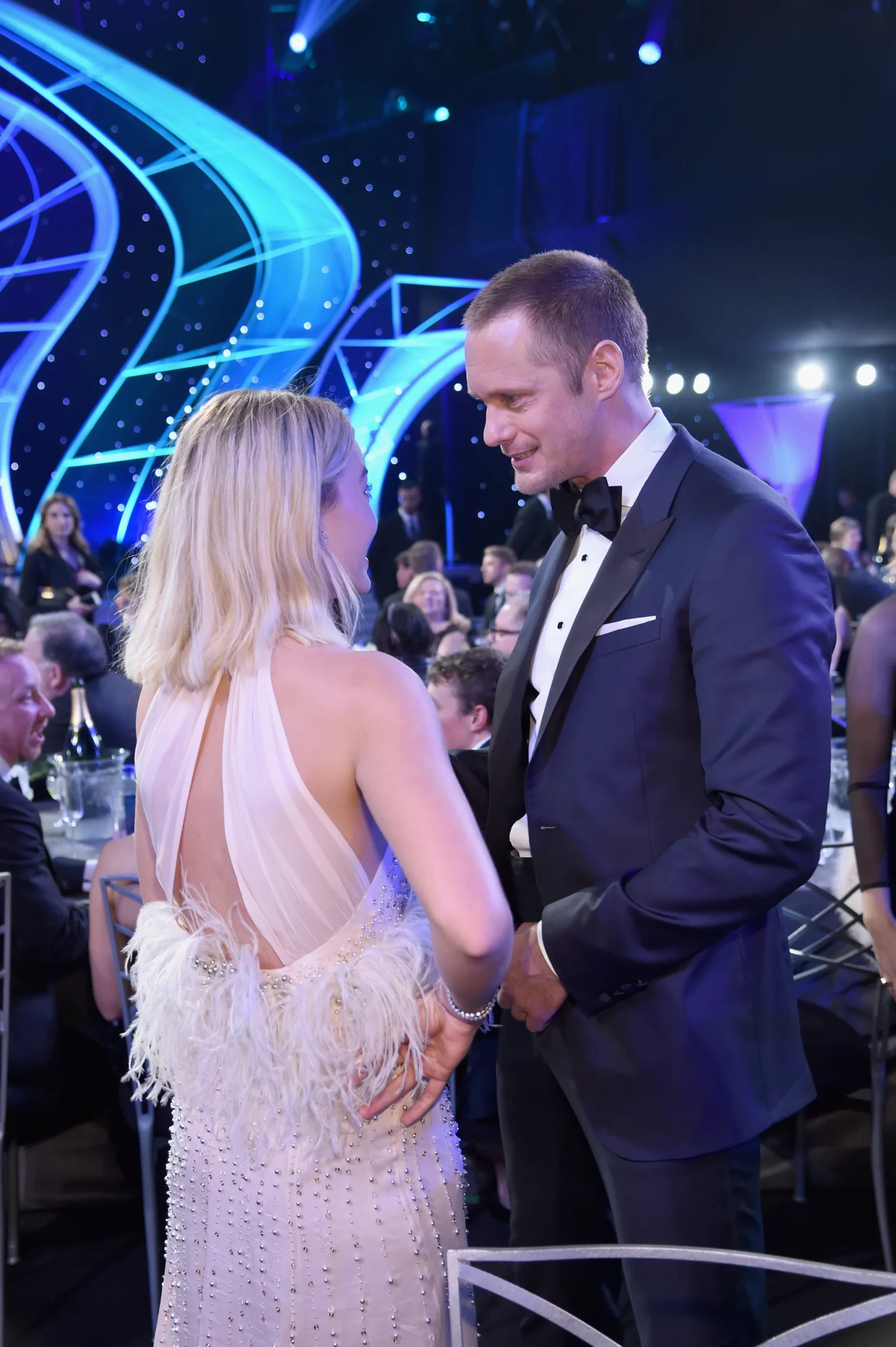 Alexander Skarsgard and Margot Robbie