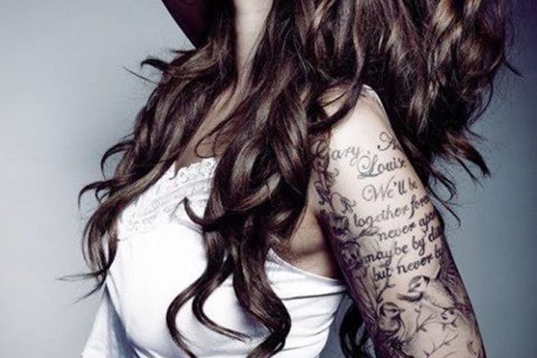 Female Classy Half Sleeve Tattoo