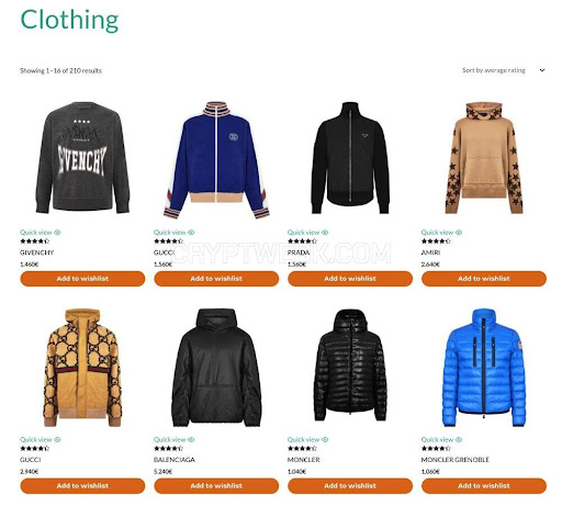 Crypto Luxury Store 